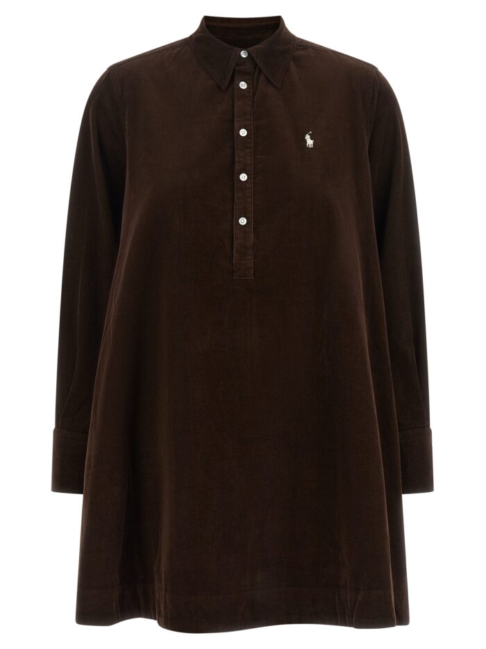 polo ralph lauren corduroy dress with embroidery Polo Ralph Lauren Corduroy Dress With Embroidery