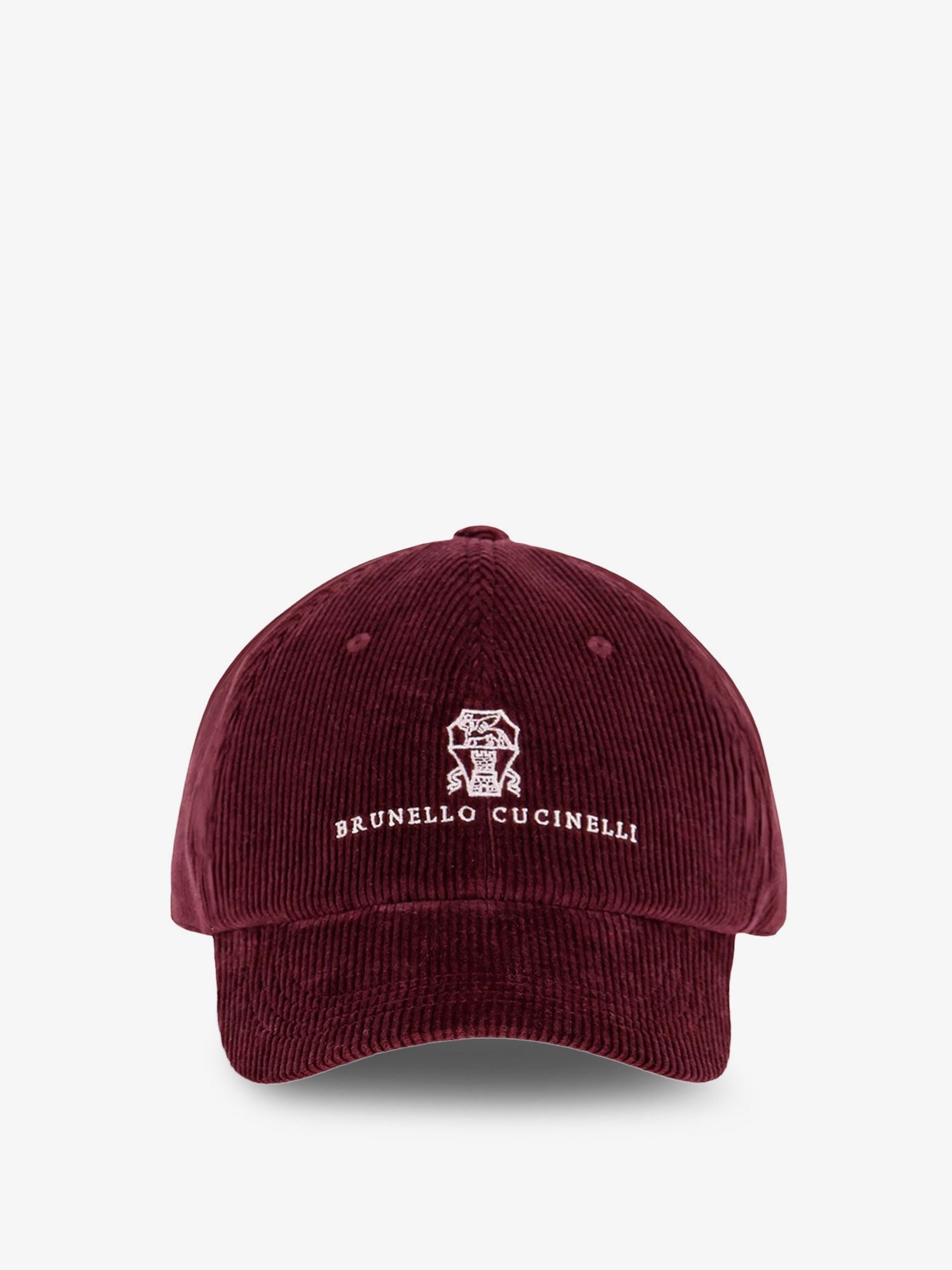Brunello Cucinelli Corduroy Hat With Embroidered Logo