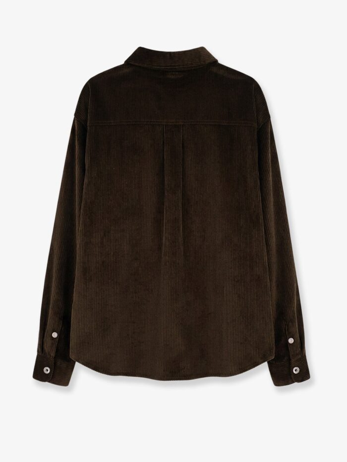 LOEWE Corduroy Shirt With Leather Pocket