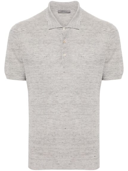 CORNELIANI Short Sleeve Jersey Polo Shirt