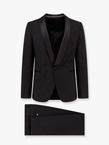 Corneliani Virgin Wool Tuxedo With Satin Lapel