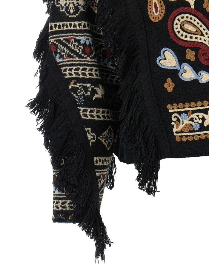 FARM RIO 'Cornely' Embroidery Sweater