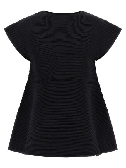 ISSEY MIYAKE 'Corrugated Knit' Dress
