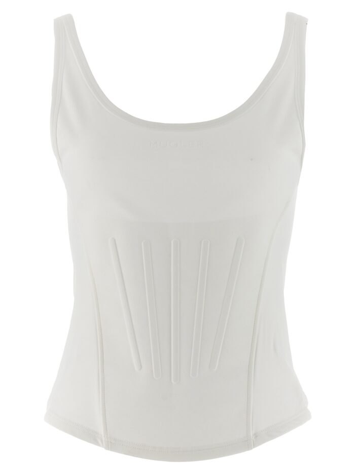 mugler 'corseted' tank top MUGLER 'Corseted' Tank Top