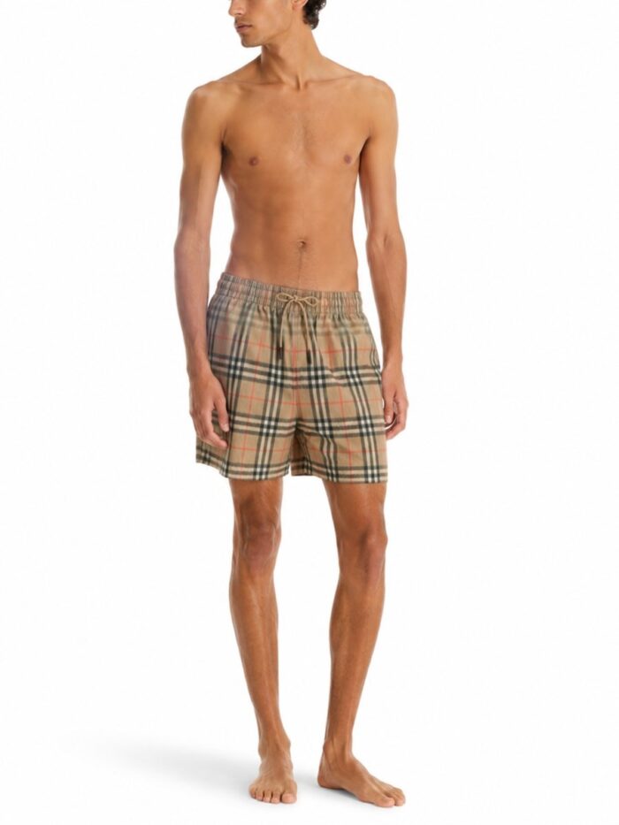 Burberry Costume Con Stampa Check