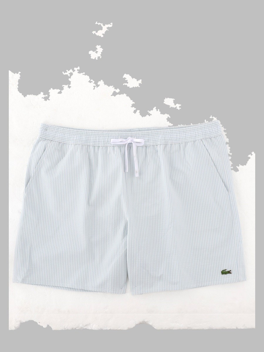Lacoste Costume Da Bagno Con Logo E Coulisse