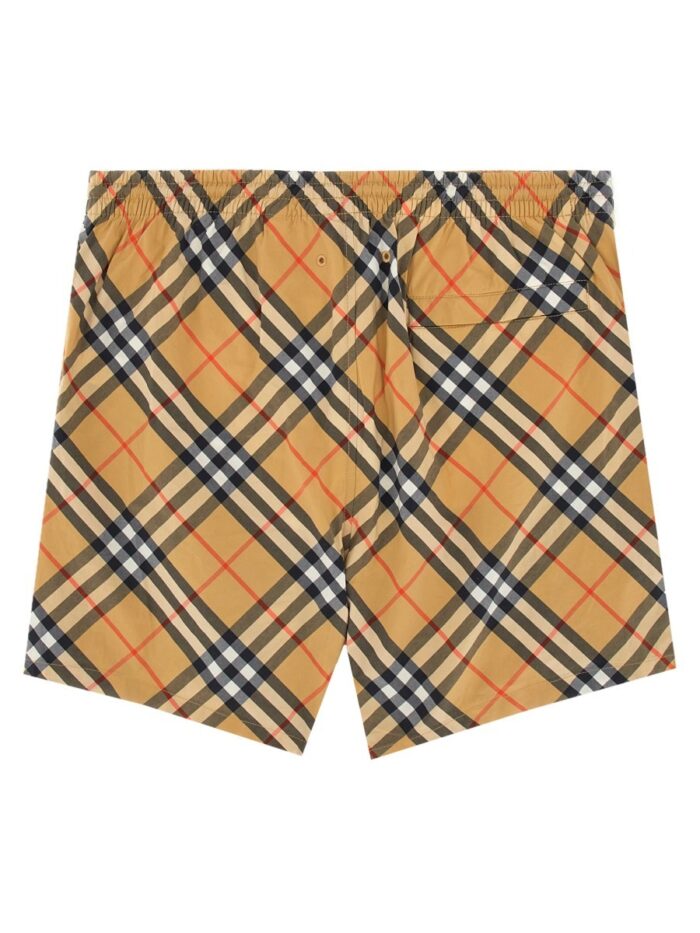 Burberry COSTUME DA BAGNO CON STAMPA CHECK