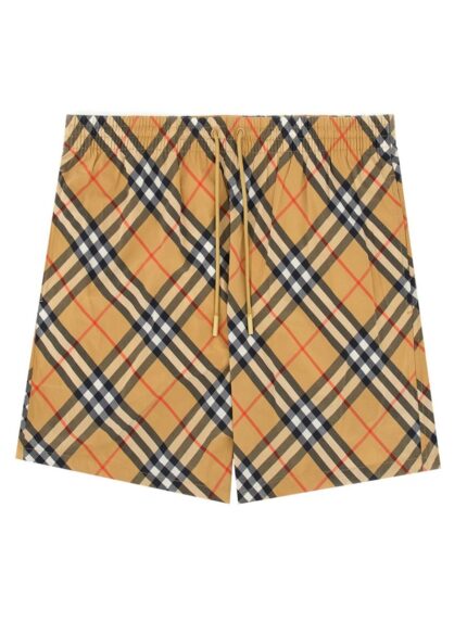 Burberry COSTUME DA BAGNO CON STAMPA CHECK