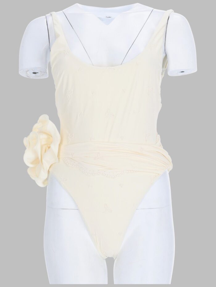 magda butrym costume da bagno intero con rose ricamate MAGDA BUTRYM COSTUME DA BAGNO INTERO CON ROSE RICAMATE