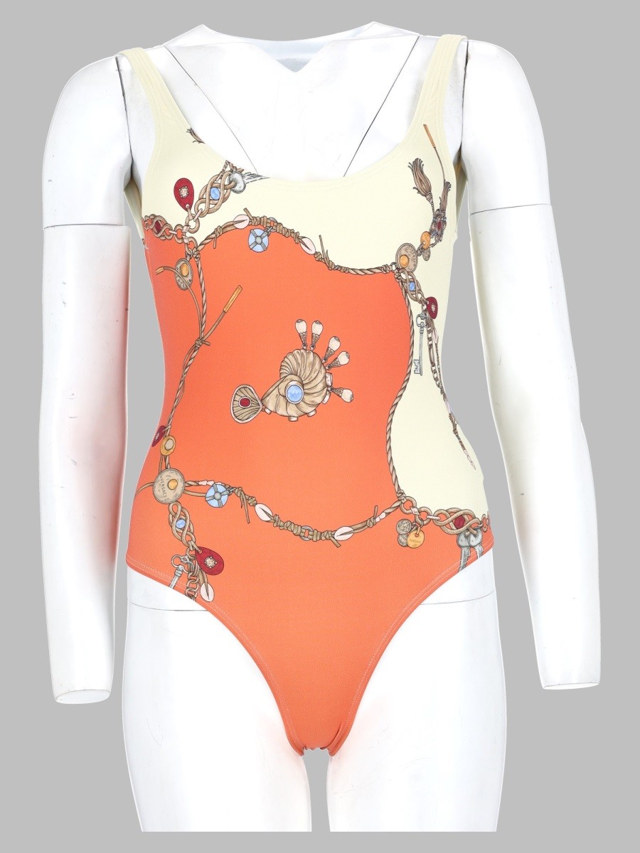 Versace Costume Da Bagno Intero Con Stampa