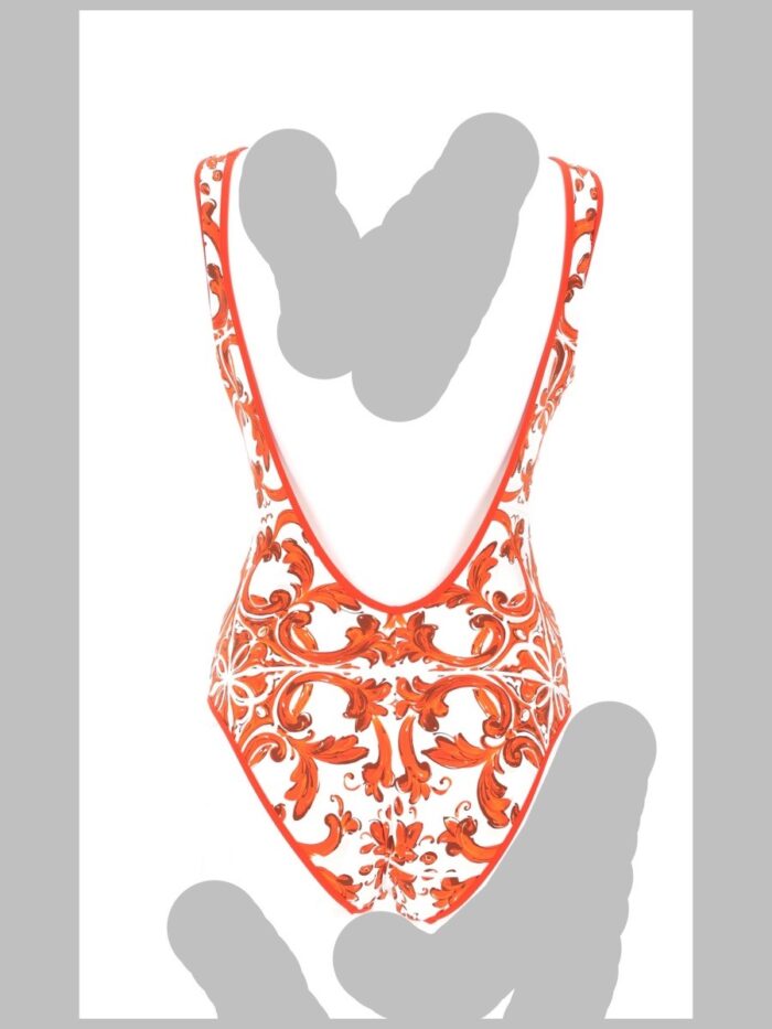 Dolce & Gabbana COSTUME INTERO STAMPA MAIOLICA