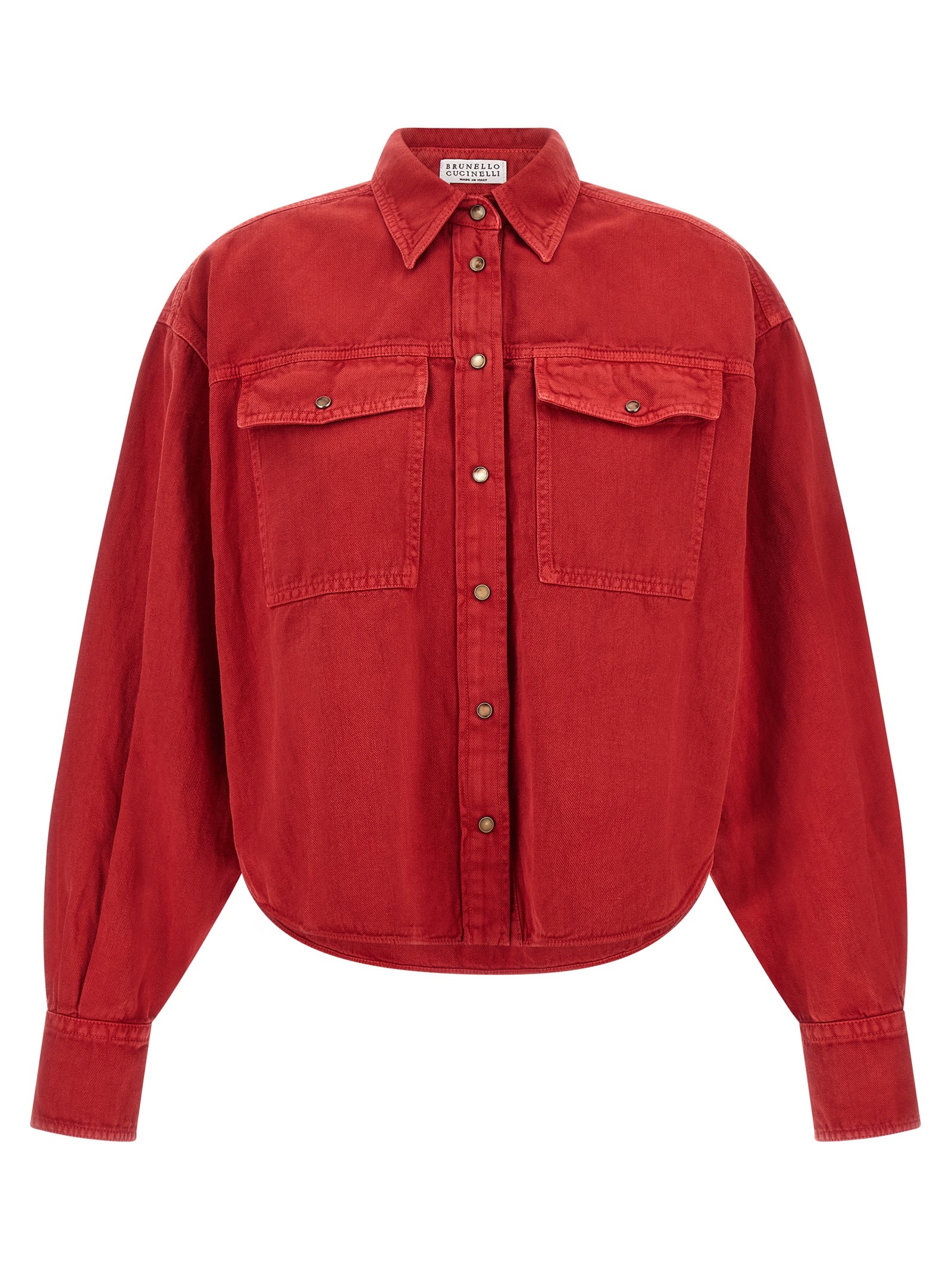 brunello cucinelli cotton and linen shirt Brunello Cucinelli Cotton And Linen Shirt