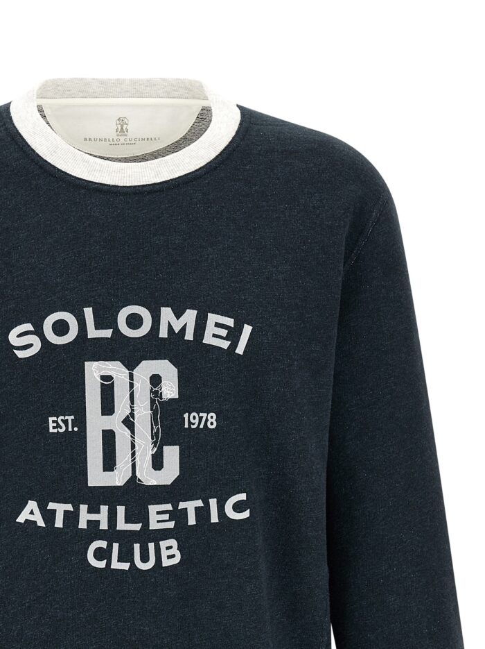 Brunello Cucinelli Cotton And Linen Sweatshirt