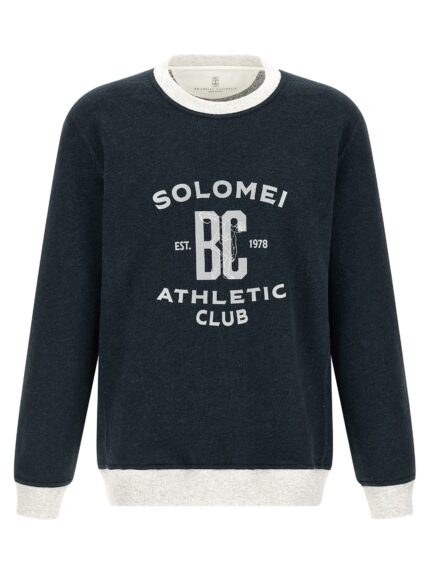 Brunello Cucinelli Cotton And Linen Sweatshirt