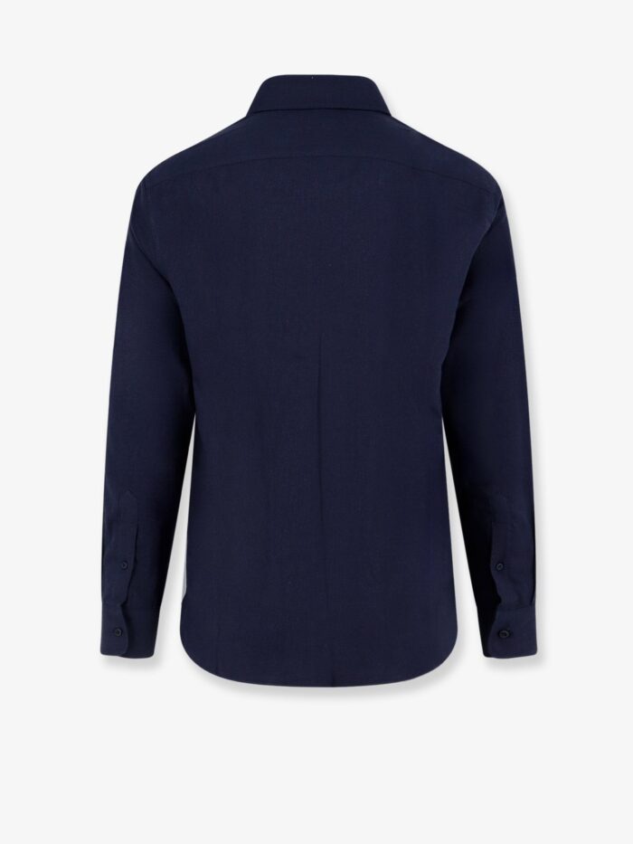Brunello Cucinelli Cotton And Lyocell Shirt