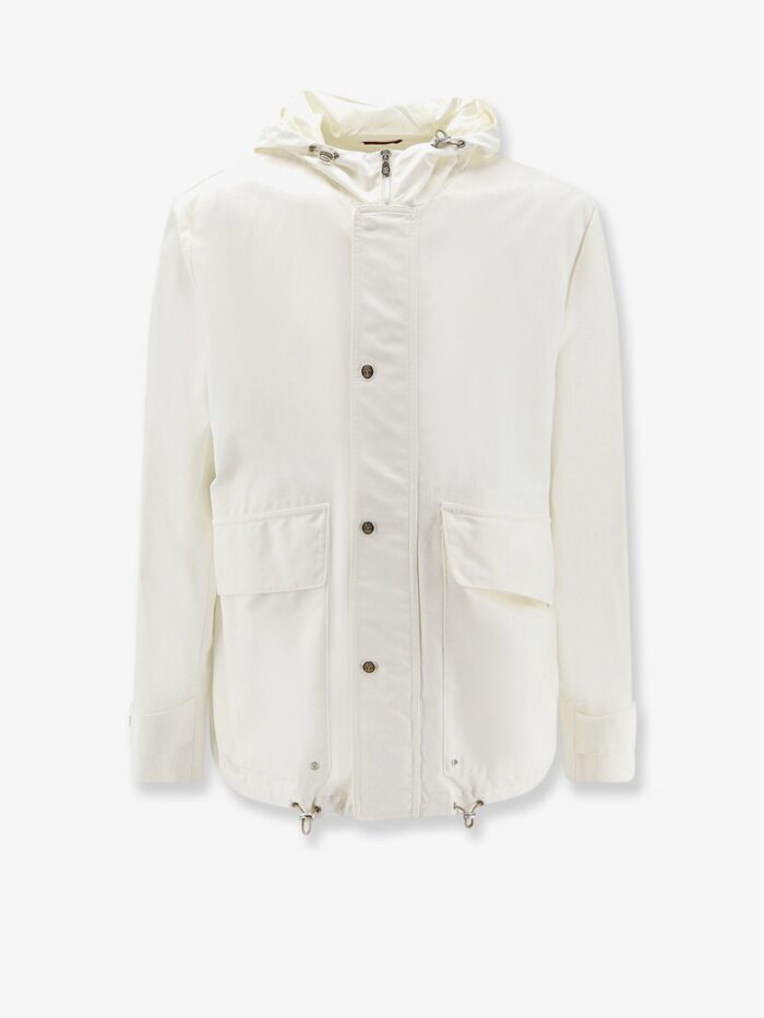 brunello cucinelli cotton and nylon blend jacket Brunello Cucinelli Cotton And Nylon Blend Jacket