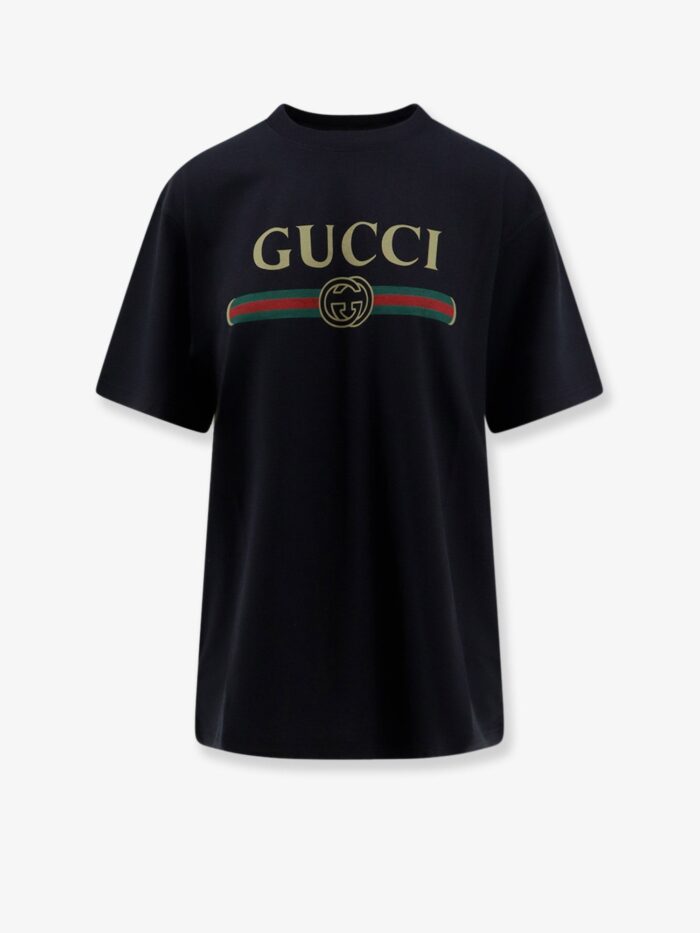 gucci cotton and silk blend t shirt Gucci Cotton And Silk Blend T-shirt