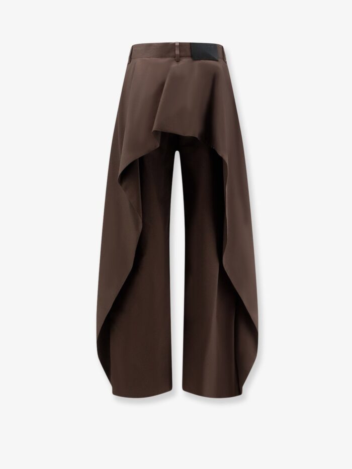 LOEWE Cotton And Silk Blend Trousers