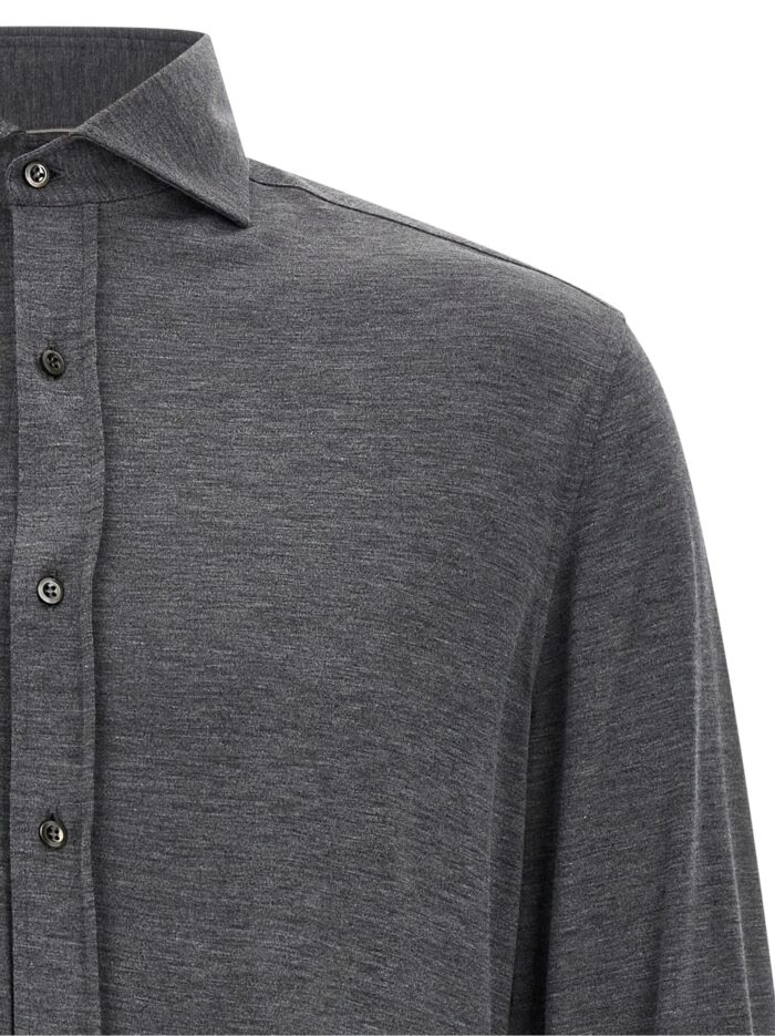 Brunello Cucinelli Cotton And Silk Shirt
