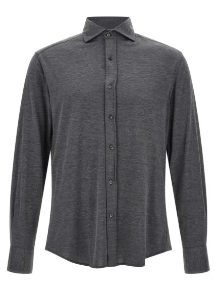 Brunello Cucinelli Cotton And Silk Shirt