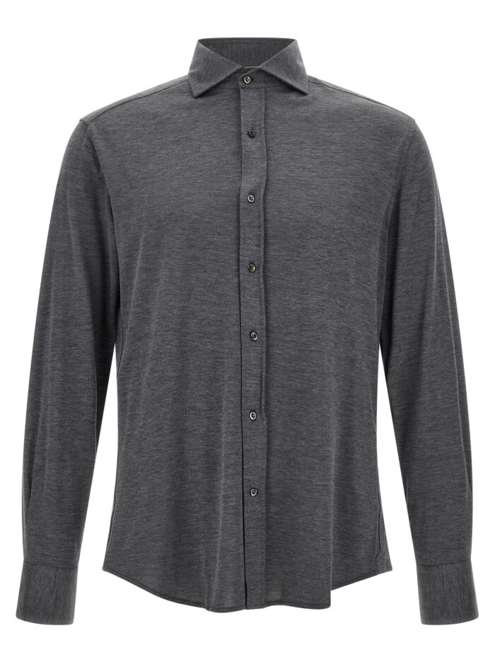 Brunello Cucinelli Cotton And Silk Shirt