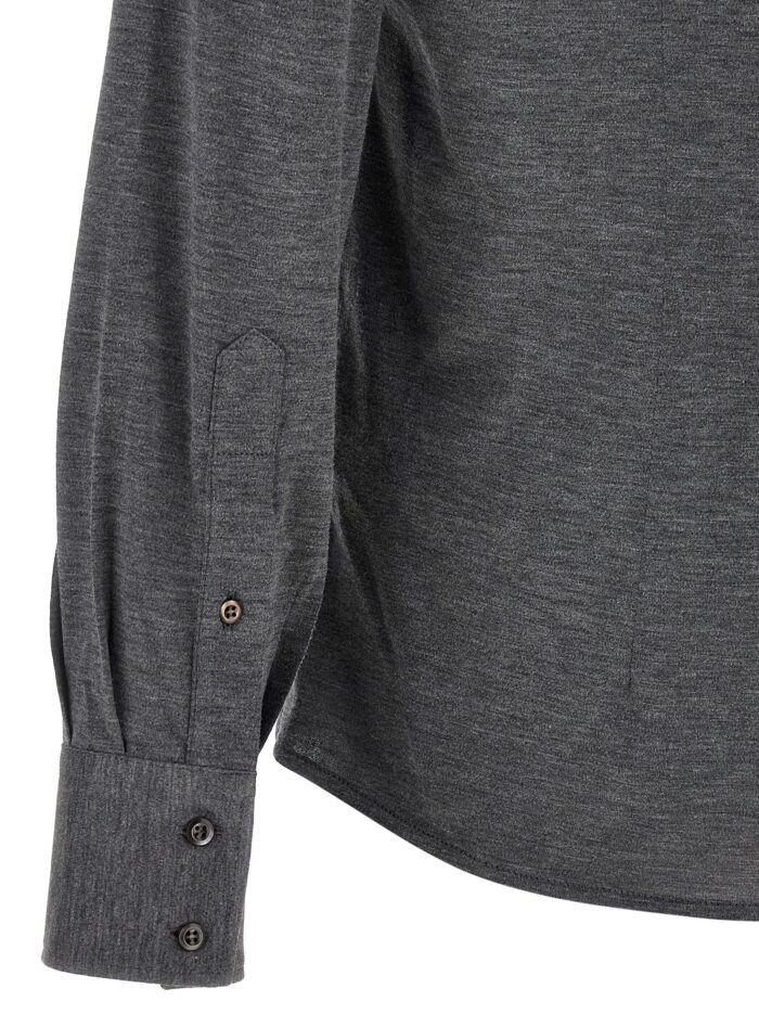 Brunello Cucinelli Cotton And Silk Shirt