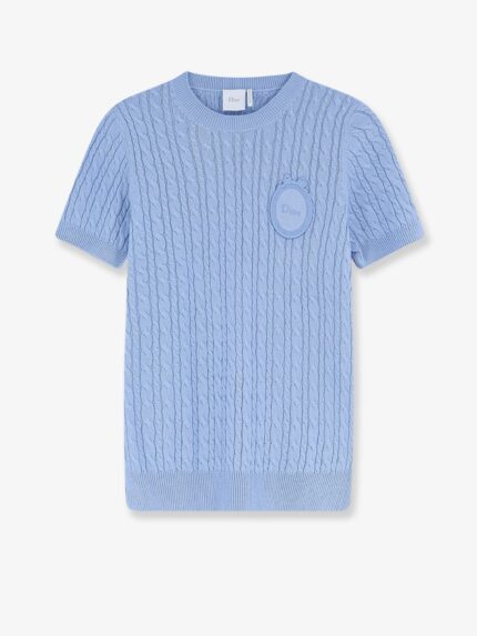 Cotton And Wool Blend Dior Médaillon Sweater