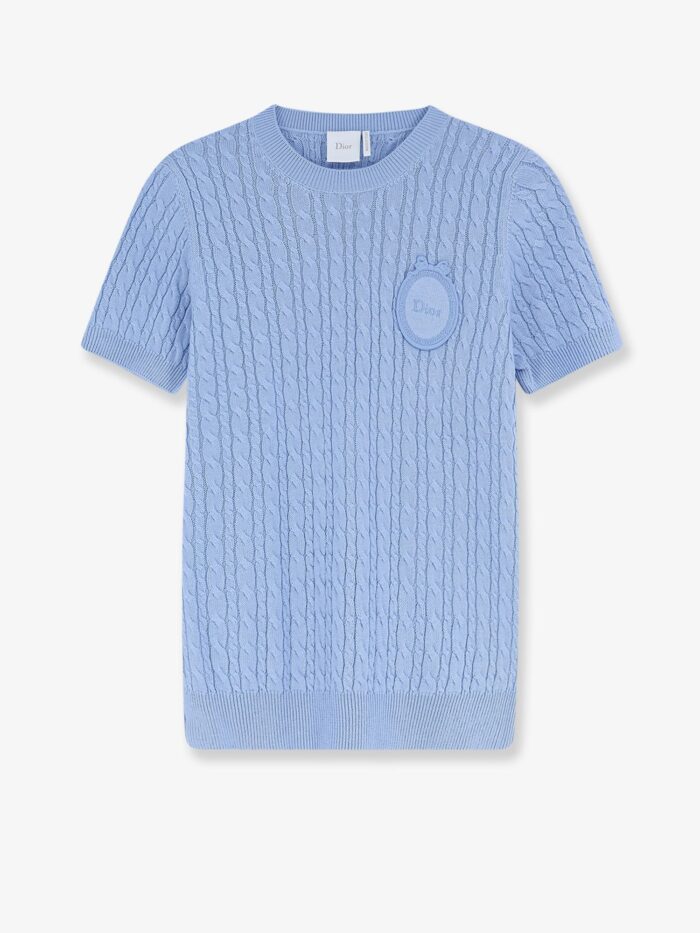 Cotton And Wool Blend Dior Médaillon Sweater