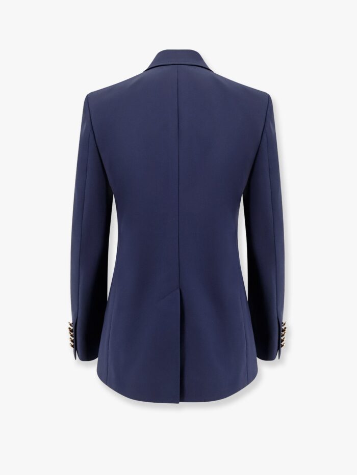 Cotton Blazer With Iconic Gucci Crest Buttons