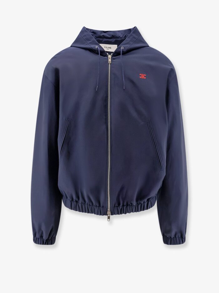 Celine Cotton Blend Hooded Jacket
