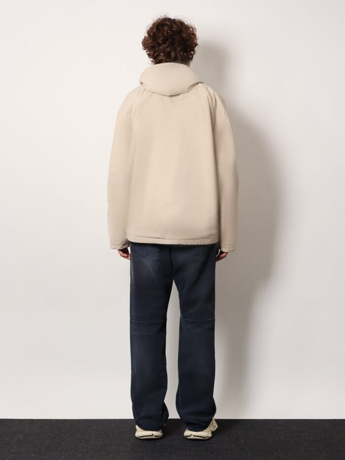Balenciaga Cotton Blend Jacket With Embroidered Logo On The Front