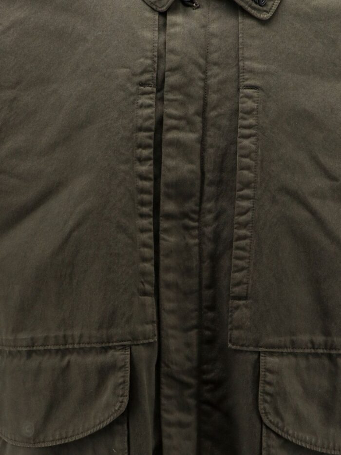 MASSIMO OSTI Cotton Blend Jacket With Logo Detail