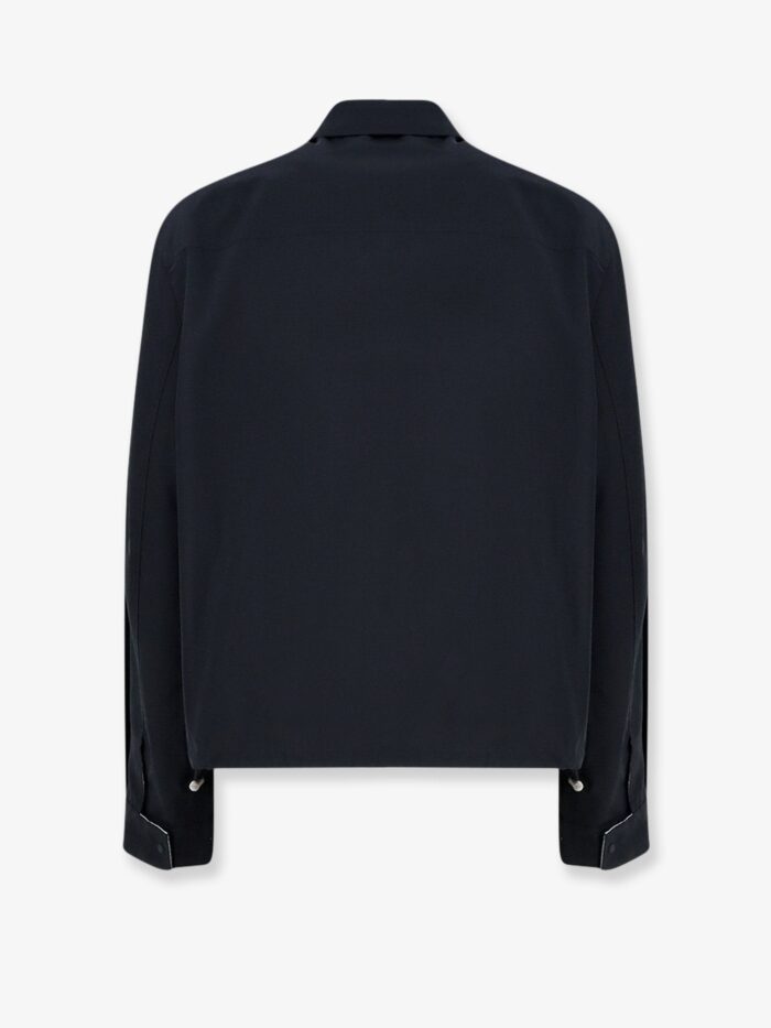 LOEWE Cotton Blend Jacket With Logo Embroidery