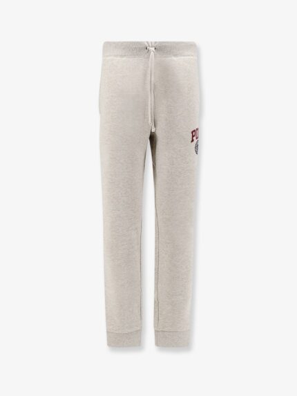 Polo Ralph Lauren Cotton Blend Jogging Trousers With Side Logo Print