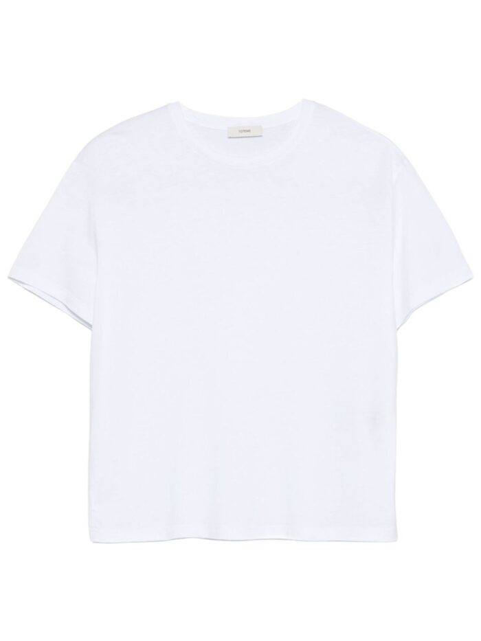 toteme cotton blend t shirt TOTEME COTTON BLEND T-SHIRT
