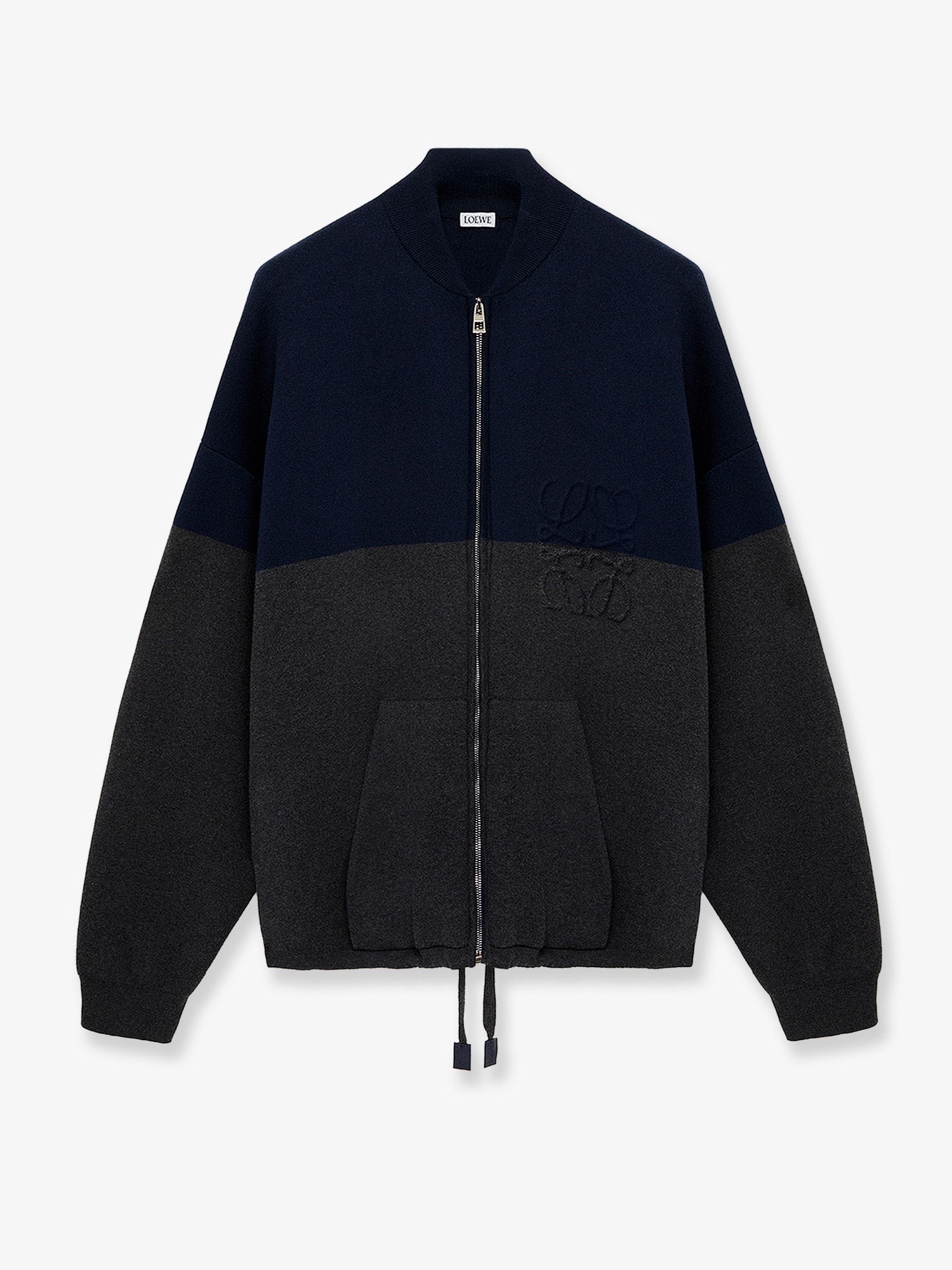 LOEWE Cotton Blend Zip-up Cardigan