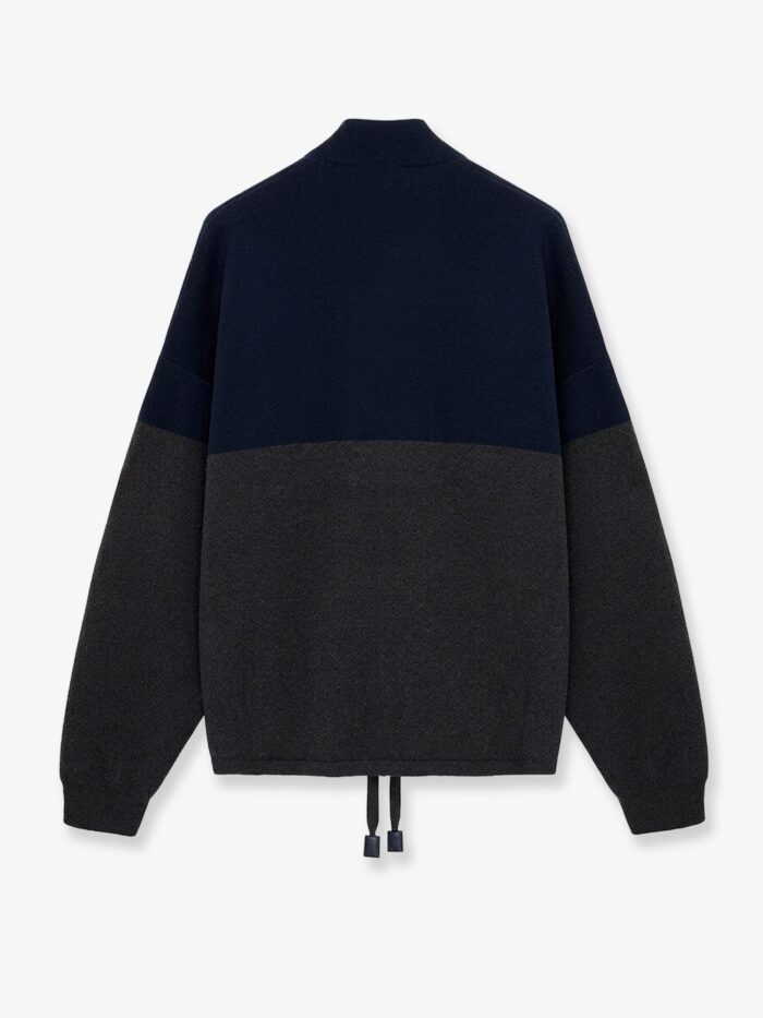 LOEWE Cotton Blend Zip-up Cardigan