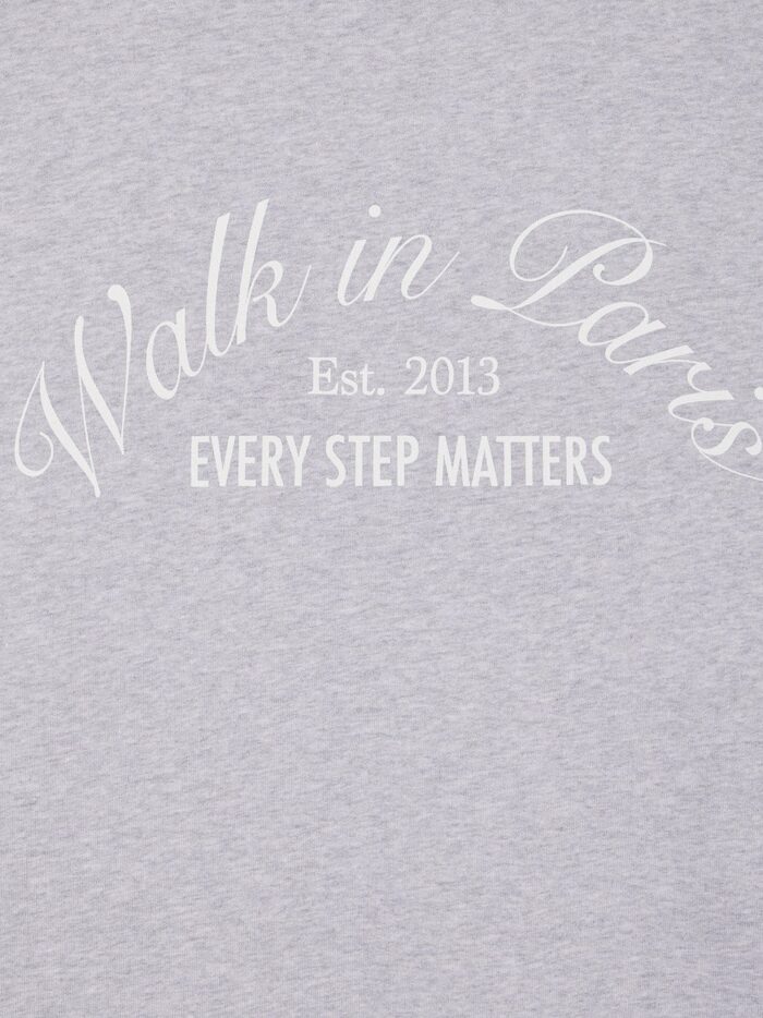 WALK IN PARIS Cotton Blend Zip-up Hoodie