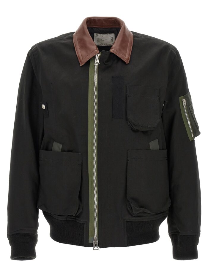 sacai cotton blouson jacket SACAI Cotton Blouson Jacket