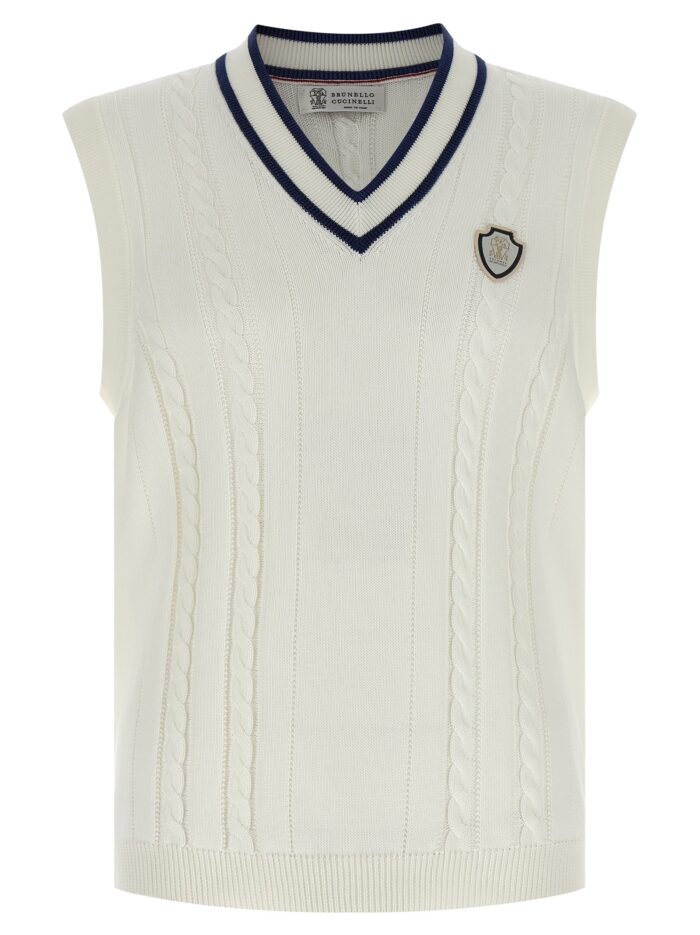 brunello cucinelli cotton braided vest Brunello Cucinelli Cotton Braided Vest