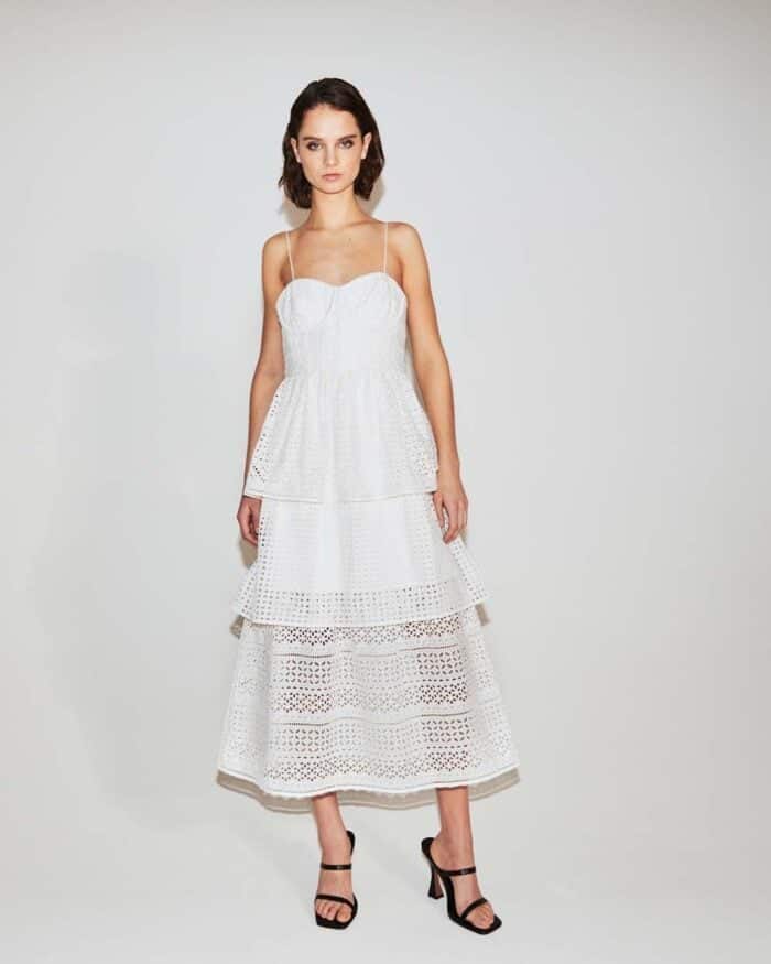 Cotton Broderie Anglaise Dress