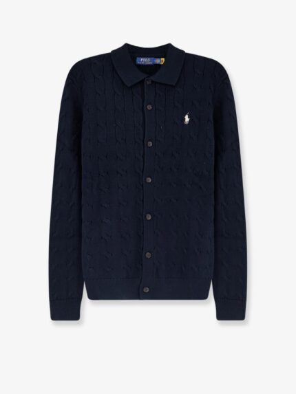 Polo Ralph Lauren Cotton Cardigan With Braided Knit