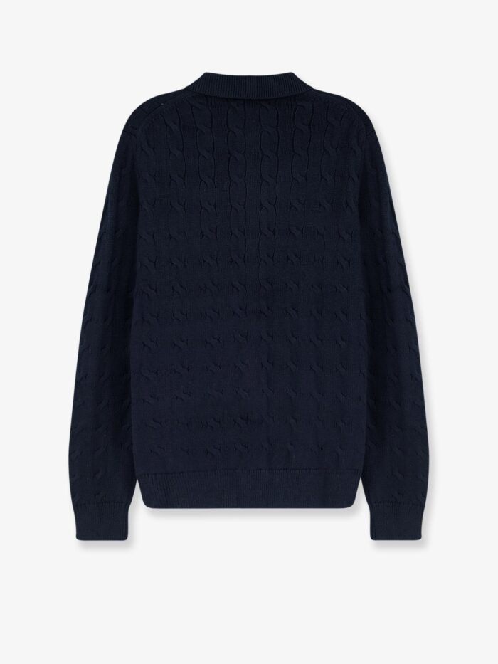 Polo Ralph Lauren Cotton Cardigan With Braided Knit