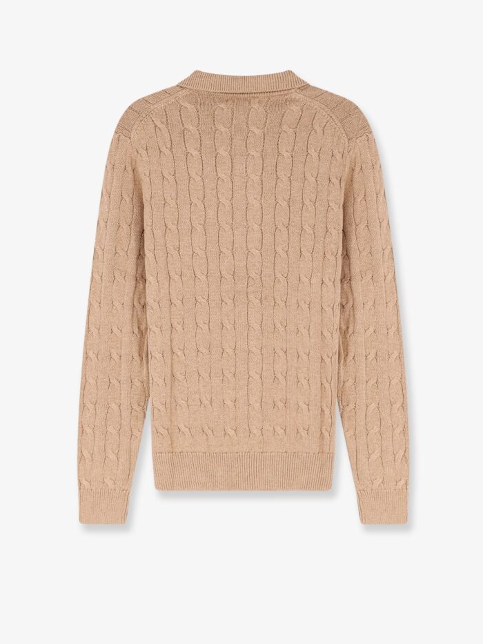 Polo Ralph Lauren Cotton Cardigan With Braided Knit