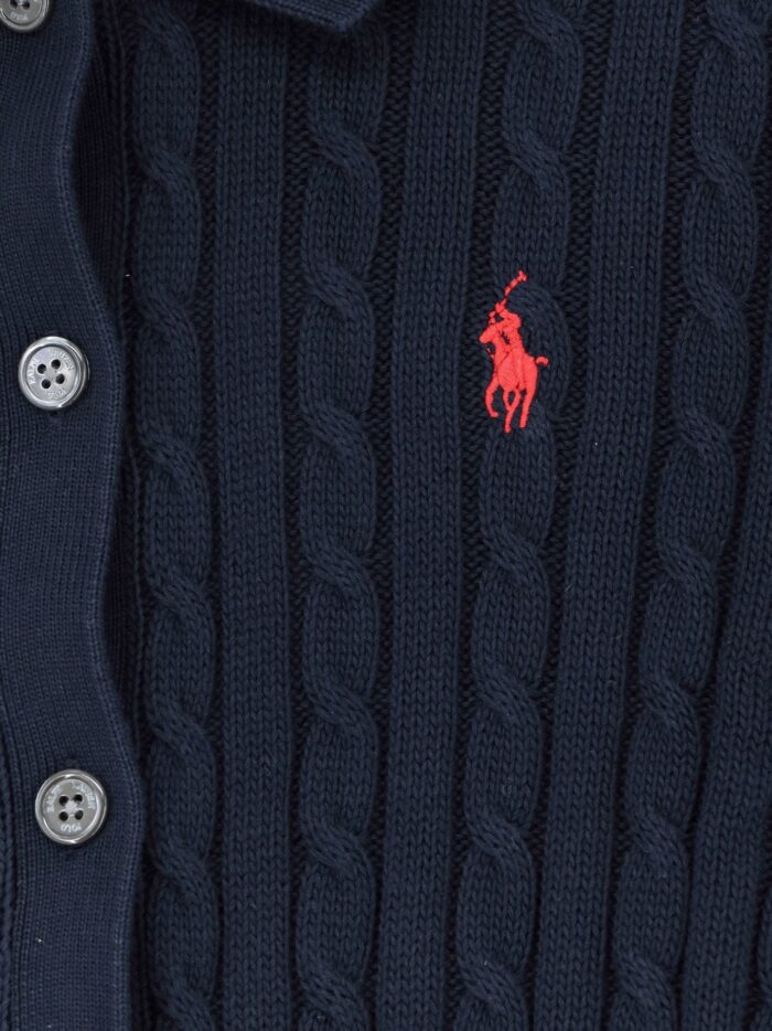 Polo Ralph Lauren Cotton Cardigan With Braided Knit