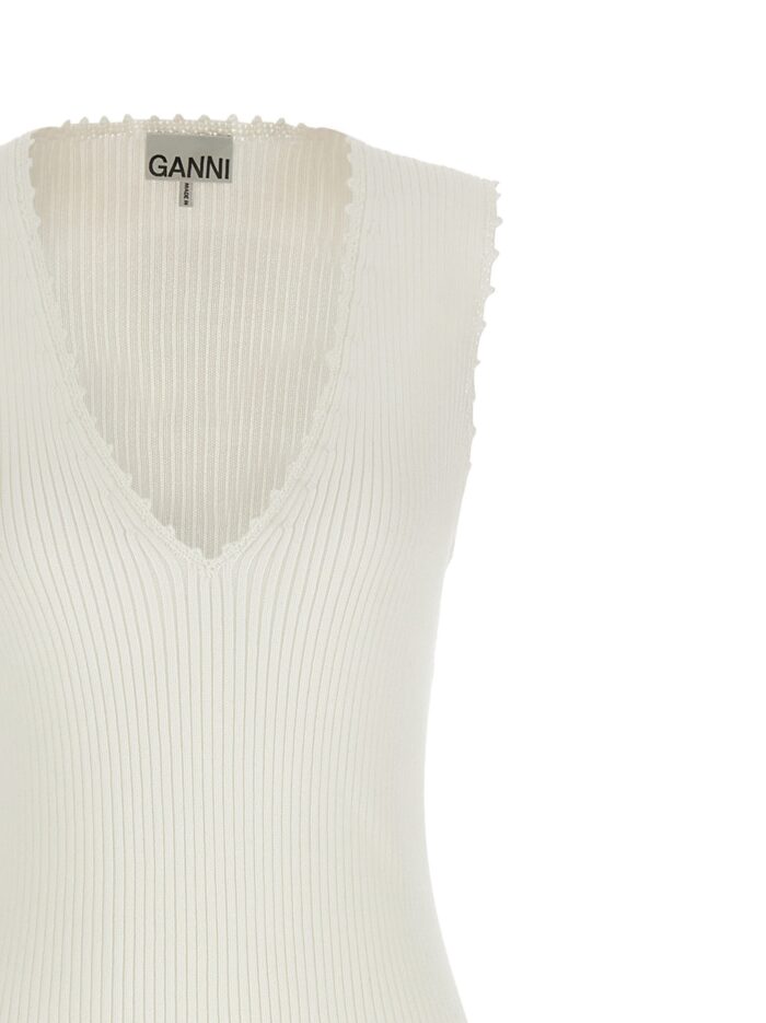 GANNI 'Cotton Crochet' Dress