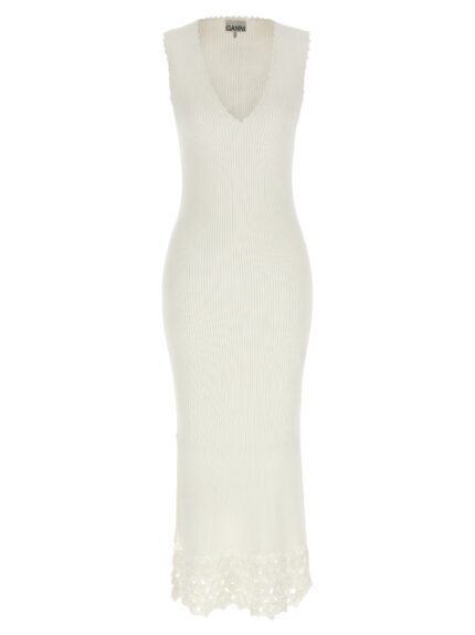 GANNI 'Cotton Crochet' Dress