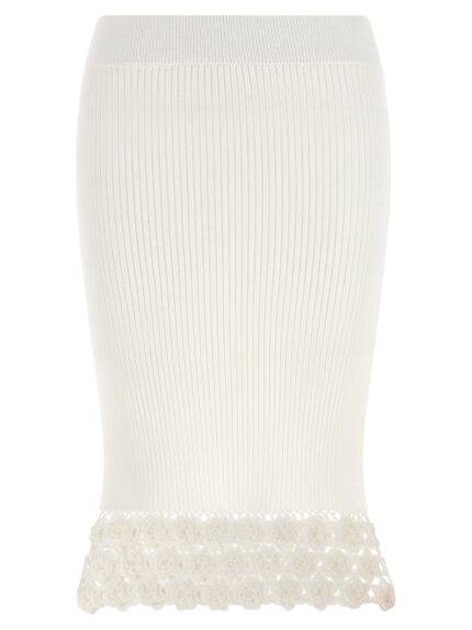 GANNI 'Cotton Crochet' Skirt