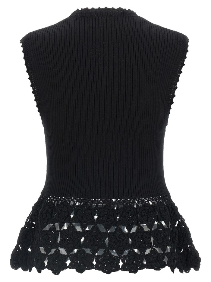 GANNI 'Cotton Crochet' Vest