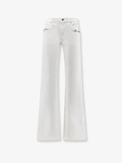 Gucci Cotton Denim Trousers With Hook